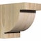 Ekena Millwork Alpine Rough Sawn Corbel, Douglas Fir, 4"W x 6"D x 6"H COR04X06X06ALP00RDF - alternate 1